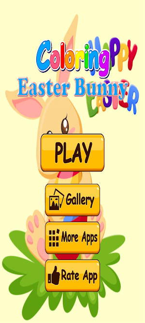 Easter Bunny Coloring Pages Screenshot 1
