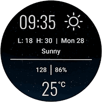 Minimal Weather Watch Face G04
