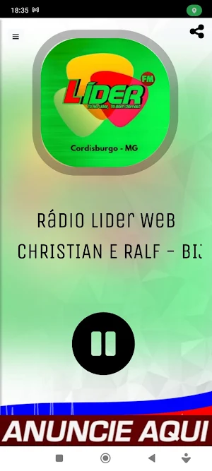 Rádio Lider Web Screenshot 0