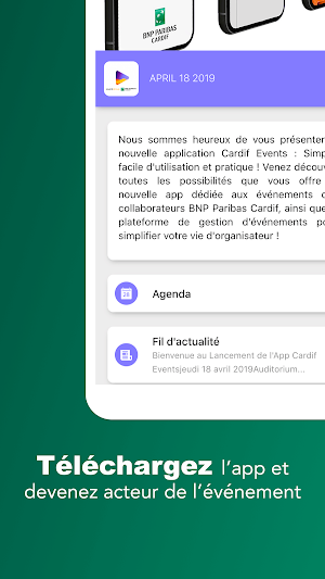 Cardif Events Screenshot 3
