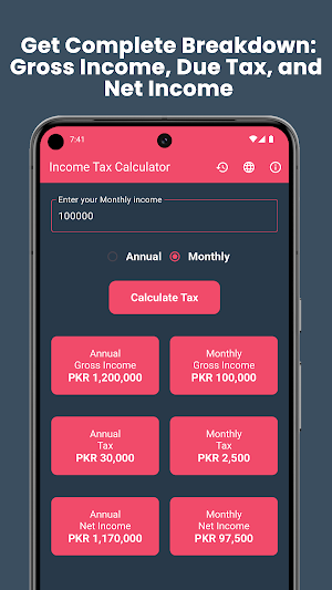 Income Tax Calculator 2024-25 Screenshot 0