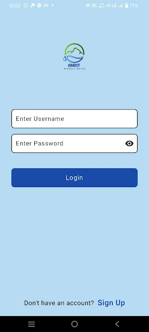 Amrit Mineral Water Screenshot 1