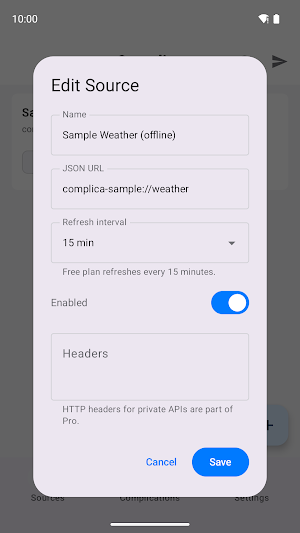 Complica Screenshot 1