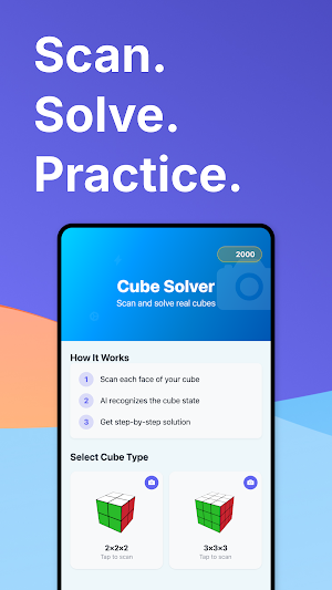 Rubix Cube Solver: Scan Solve Screenshot 0