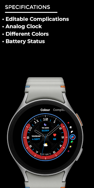 Night ver 24 - watch face Screenshot 3