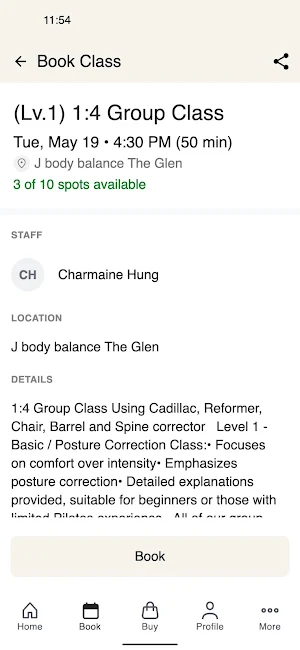 J Bodybalance Screenshot 2