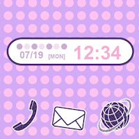 Poppin pink 'n' purple Theme
