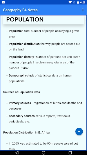 Geography Form 4 Notes screenshot 2