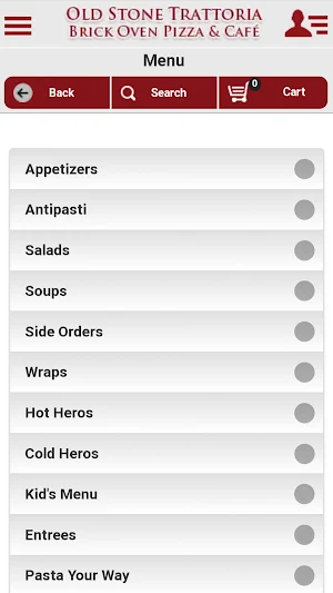 Old Stone Trattoria Screenshot 1