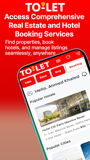 TO-LET Real Estate & Booking Screenshot 1
