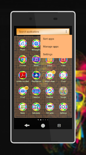 anaglyph | Xperia™ Theme Screenshot 1