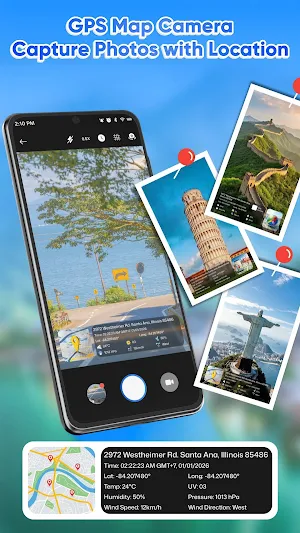 GeoSnap - GPS Map Camera Pro Screenshot 0