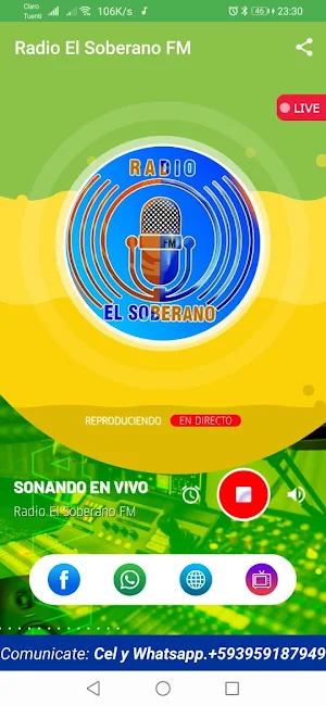 Radio El Soberano FM Screenshot 1