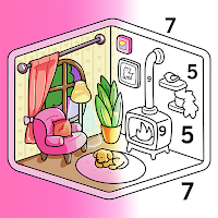 Happy Corners: Color by Number