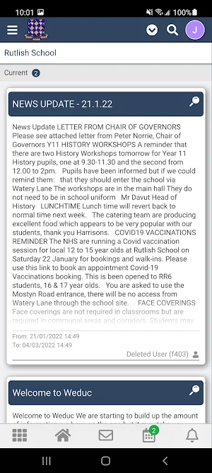 Rutlish School App Screenshot 3