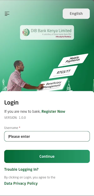 DIB Kenya Retail Banking Screenshot 0