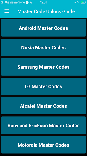 Master Code Unlock Guide Screenshot 0