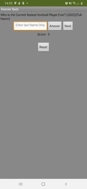 Soccer Quiz Screenshot 2