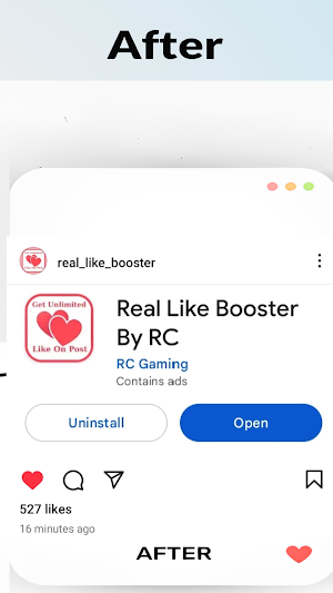 RC Real Like Follower Booster Screenshot 1