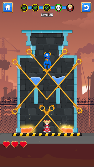 Blue Monster Pull Pin Screenshot 3