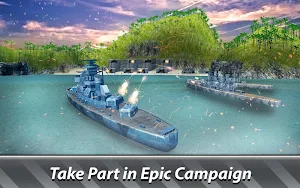 Naval Wars 3D: Warships Battle - join the navy! Screenshot 0
