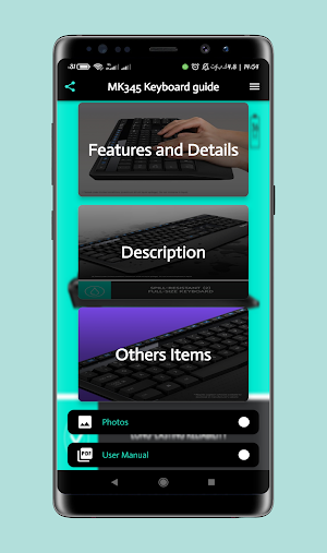 MK345 Keyboard guide Screenshot 0