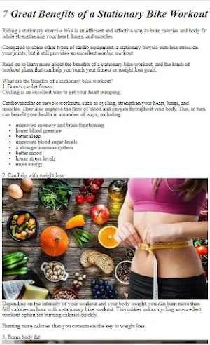 How to Do Cycling Workout Screenshot 0