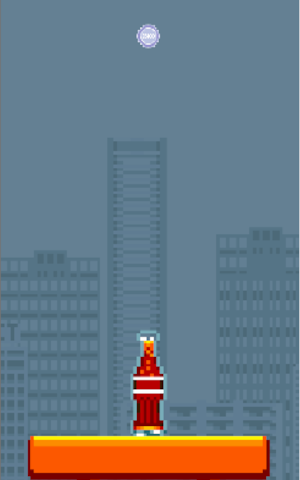 Shake It(Bottle)-Cap Fly Game Screenshot 1