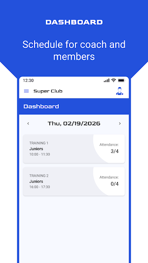 ClubMon: Sports Club Manager Screenshot 1