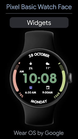 Pixel Basic Watch Face Screenshot 1