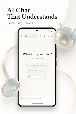 AnyLLM: AI Chat Client Screenshot 1