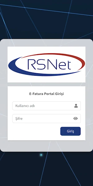 RSNet E-Fatura Screenshot 0