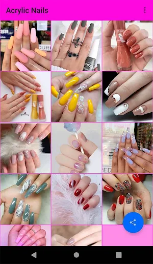 Acrylic Nails Designs Screenshot 1
