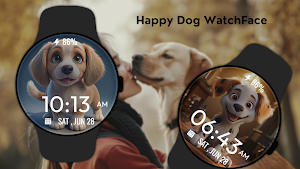 Happy Dog WatchFace Screenshot 1