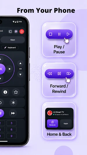 Remote Control: Smart TV Cast Screenshot 1