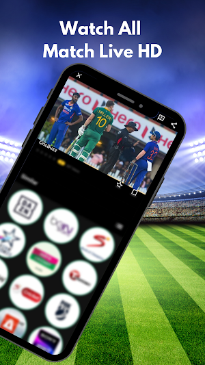 CricFly: Live Cricket TV 2024 Screenshot 1