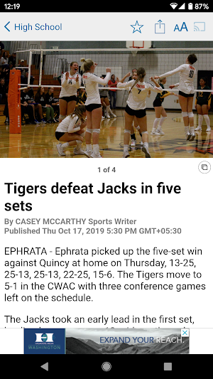 Columbia Basin Herald Screenshot 3