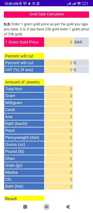 Gold Price in Saudi Arabia Screenshot 1