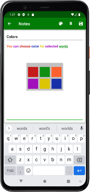 Target Shopping & Notes Screenshot 2