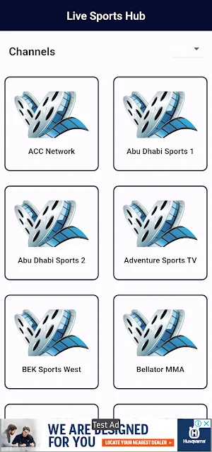 LiveSports Hub: All Sports TV Screenshot 1