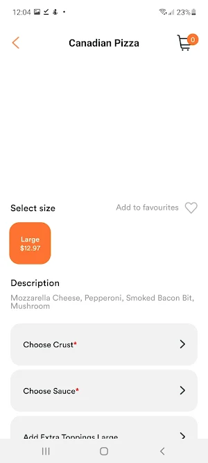 Cambridge Pizza Screenshot 3