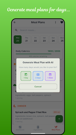 NutriAI: Smart Meal Planner 🥗 Screenshot 3