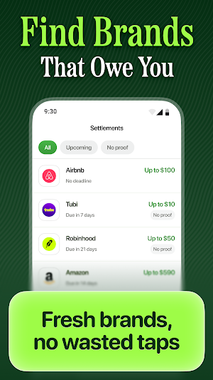 Rewarded: Class Action Payouts Screenshot 1