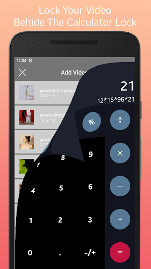 Calculator Lock HideU Gallery Screenshot 2