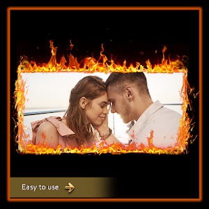 Fire Photo Frame Editor Screenshot 1