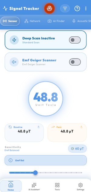 Signal Tracker: Wi-Fi & EMF Screenshot 0