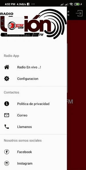Radio la J 105.7 fm - Te pone. Screenshot 3