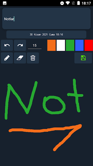 Not Defteri Screenshot 2