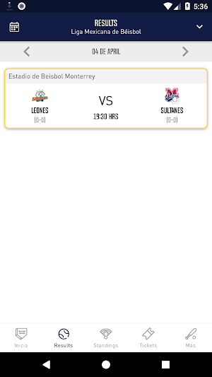 Sultanes de Monterrey Oficial Screenshot 2