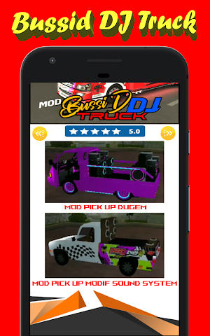 Mod bussid truk canter dj mino Screenshot 3